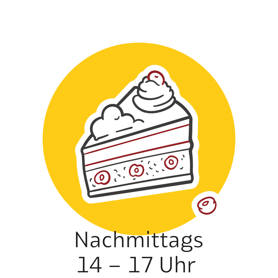 Nachmittags<br>14:00 Uhr - 17.00 Uhr
