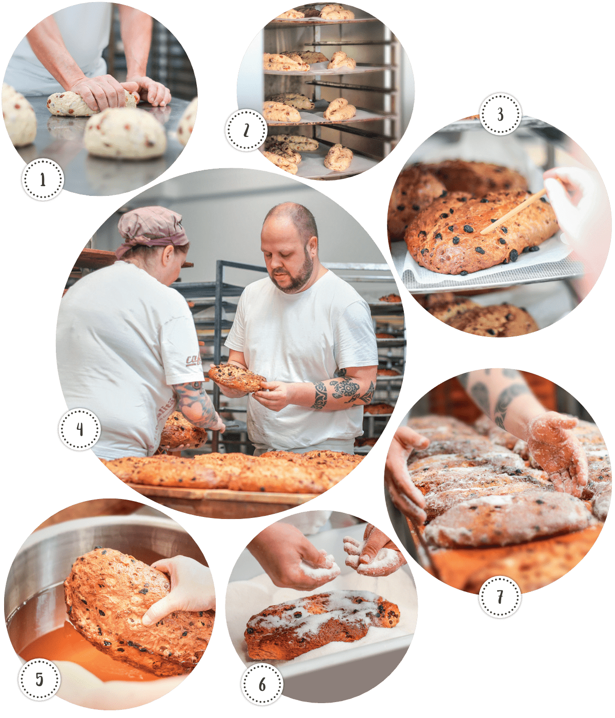 Butterstollen Herstellung