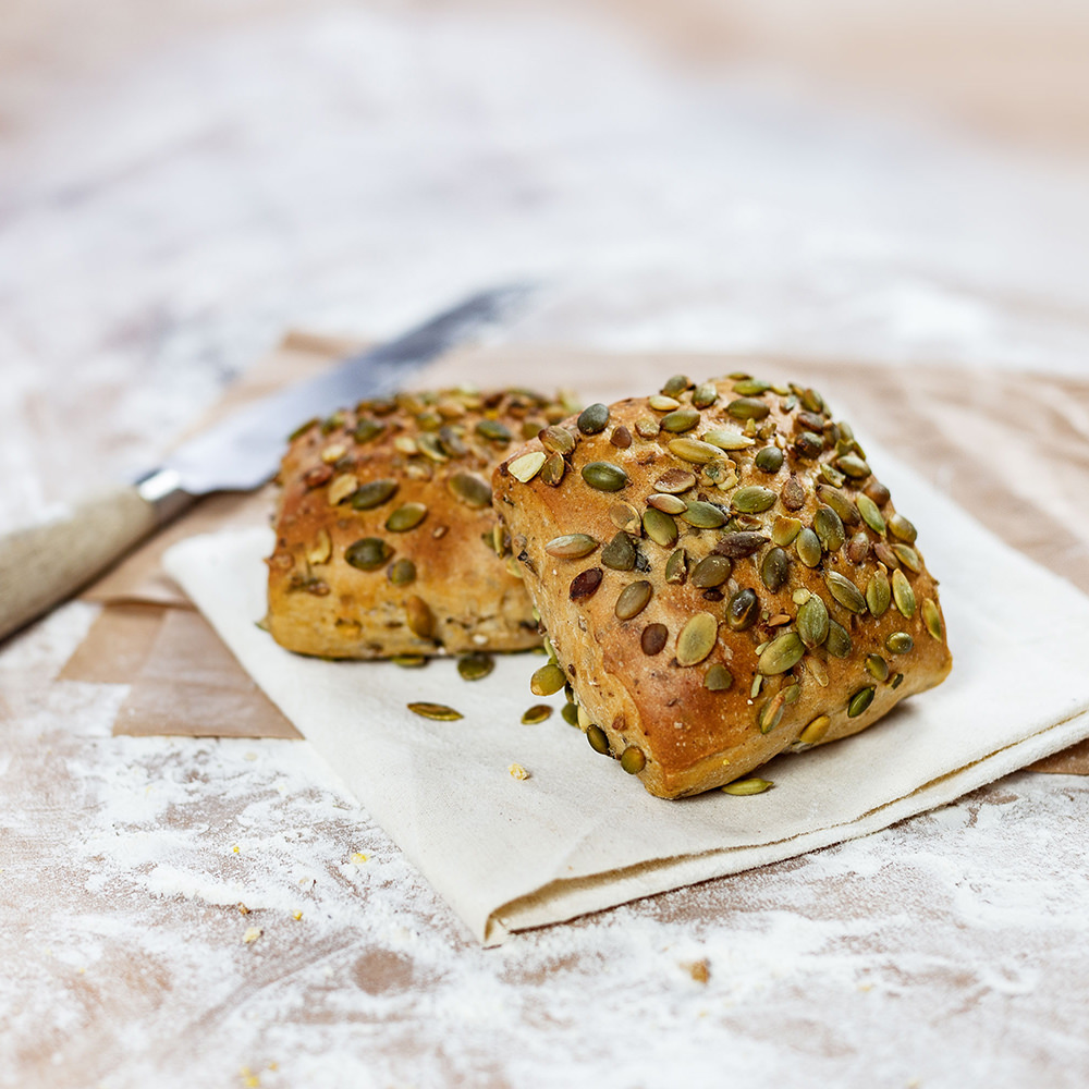 Kürbiskernbrötchen