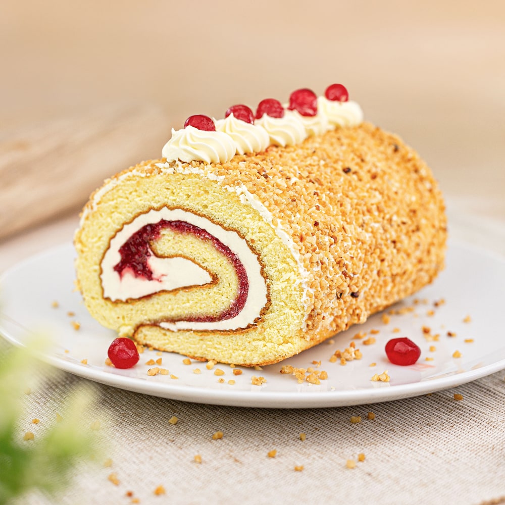 Krem-Roulade Frankfurter Art